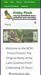 Mobile Screenshot of friskyfinch.com